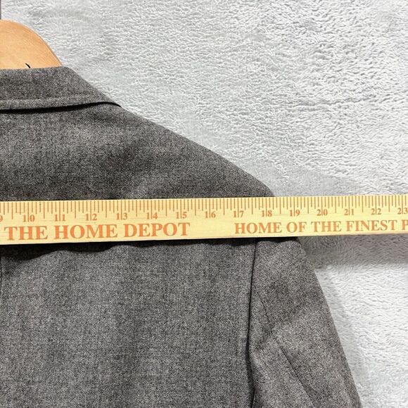 English Manor Blazer Jacket Wool 42R Sport Coat 2 Buttons Suit VTG - Picture 10 of 16